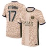 Maillot de Supporter Paris Saint-Germain Vitinha 17 Quatrième Jordan 2023-24 Pour Homme